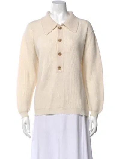 Pre-owned Lisa Yang Cashmere Sweater In Neutral