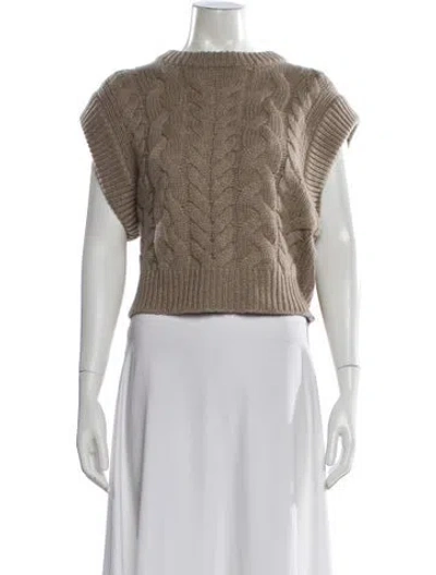 Pre-owned Lisa Yang Cashmere Sweater In Neutral