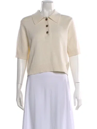 Pre-owned Lisa Yang Cashmere Sweater In Neutral
