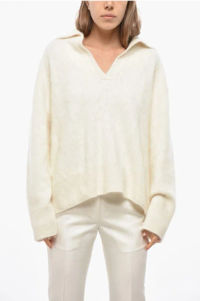 Lisa Yang Cashmere Sweater With Polo Neck