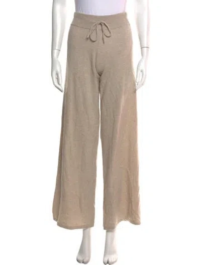 Pre-owned Lisa Yang Cashmere Sweatpants In Neutral