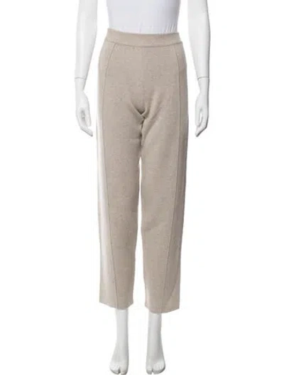 Pre-owned Lisa Yang Cashmere Sweatpants In Neutral