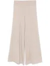 Lisa Yang Elastic Waist Casual Pants In Neutrals