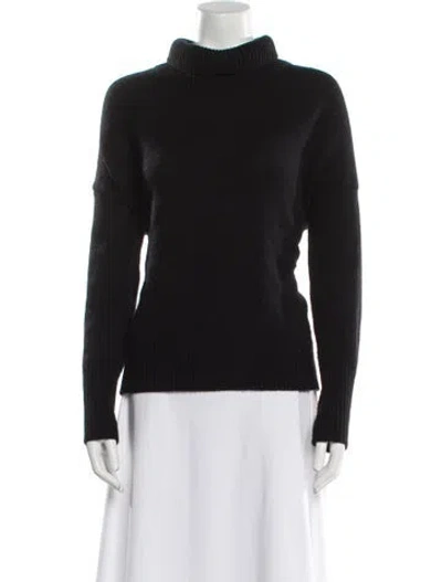 Pre-owned Lisa Yang Cashmere Turtleneck Sweater In Black