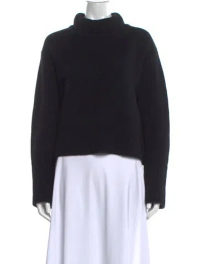 Pre-owned Lisa Yang Cashmere Turtleneck Sweater In Black