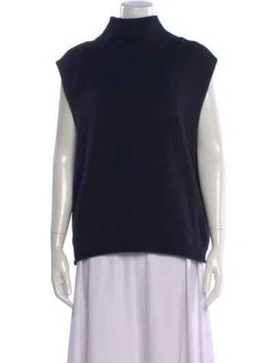 Pre-owned Lisa Yang Cashmere Turtleneck Sweater In Black