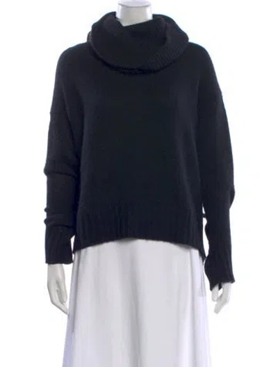 Pre-owned Lisa Yang Cashmere Turtleneck Sweater In Black