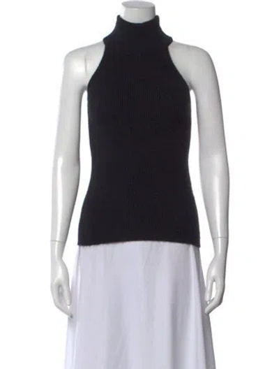 Pre-owned Lisa Yang Cashmere Turtleneck Sweater In Black