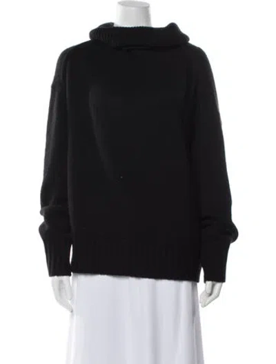 Pre-owned Lisa Yang Cashmere Turtleneck Sweater In Black