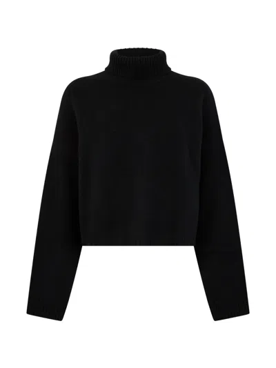 Lisa Yang Cashmere Turtleneck Sweater In Blue