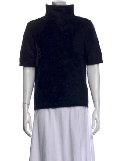 Pre-owned Lisa Yang Cashmere Turtleneck Sweater In Black
