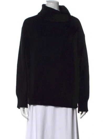 Pre-owned Lisa Yang Cashmere Turtleneck Sweater In Black