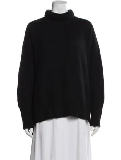 Pre-owned Lisa Yang Cashmere Turtleneck Sweater In Blue