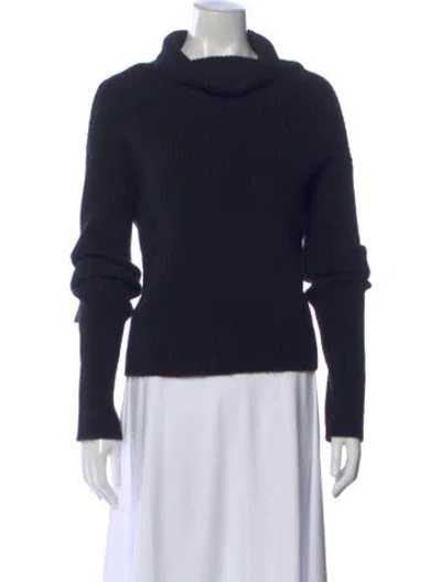 Pre-owned Lisa Yang Cashmere Turtleneck Sweater In Blue