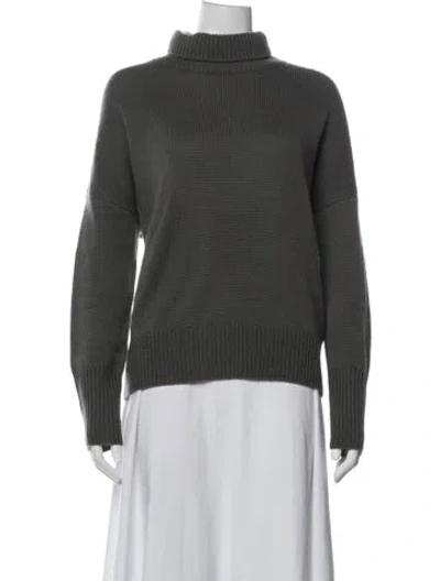 Pre-owned Lisa Yang Cashmere Turtleneck Sweater W/ Tags In Green