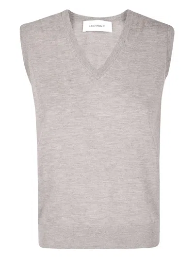 Lisa Yang Cashmere Vest In Neutral