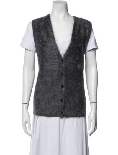 Pre-owned Lisa Yang Cashmere Vest W/ Tags In Grey