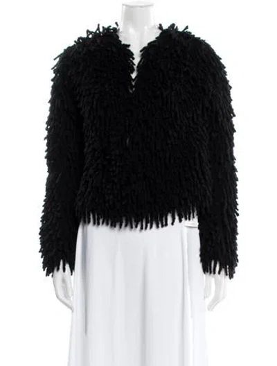 Pre-owned Lisa Yang Cashmere V-neck Sweater W/ Tags In Black