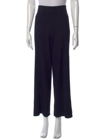 Pre-owned Lisa Yang Cashmere Wide Leg Pants In Blue