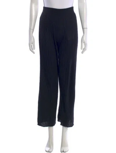 Pre-owned Lisa Yang Cashmere Wide Leg Pants In Blue