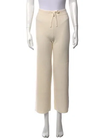 Pre-owned Lisa Yang Cashmere Wide Leg Pants W/ Tags In Neutrals