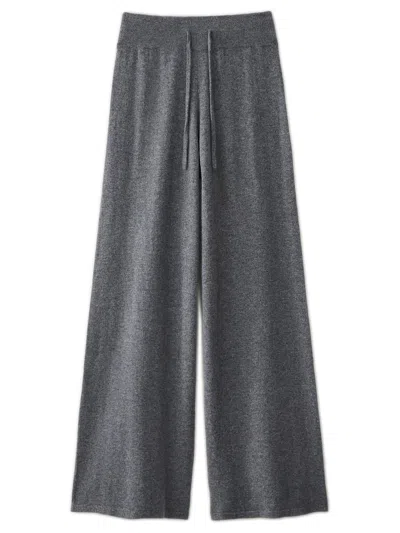 Lisa Yang Sofi Drawstring Track Pants In Gray