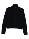 Lisa Yang Cashmere Zip-up Cardigan In Black