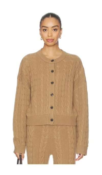 Lisa Yang Cassie Cardigan In Brown