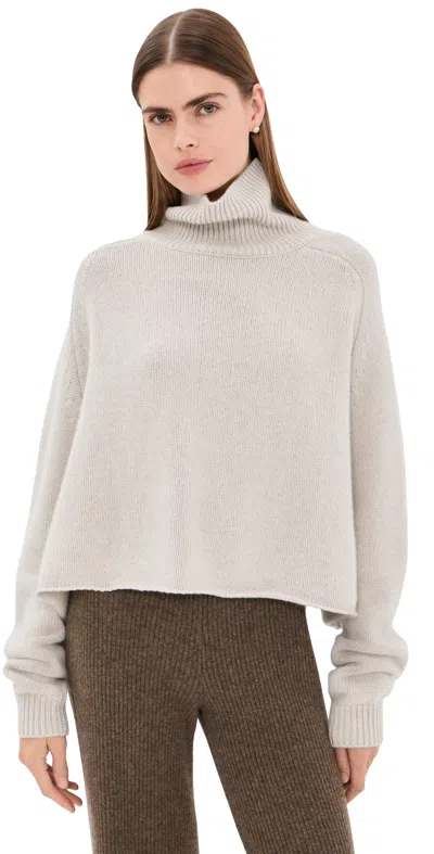 Lisa Yang Cathie Cashmere Sweater Oyster In Neutral