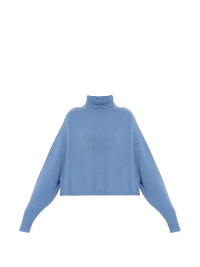 Lisa Yang Cathie Turtleneck Sweater In Blue
