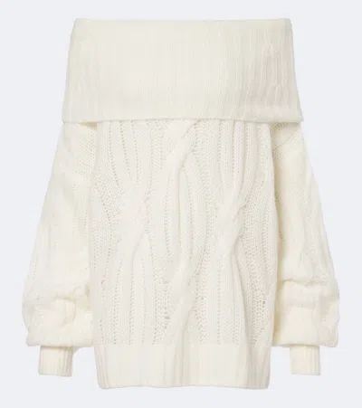 Lisa Yang Chaqueline Cashmere And Silk Sweater In White