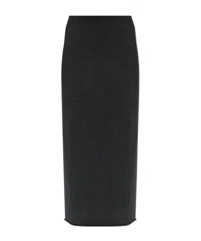 Lisa Yang Charlotta Knitted Maxi Skirt In Black