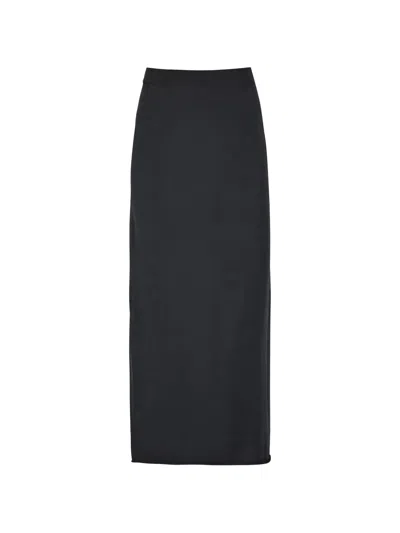 Lisa Yang Charlotta Knitted Skirt In Black