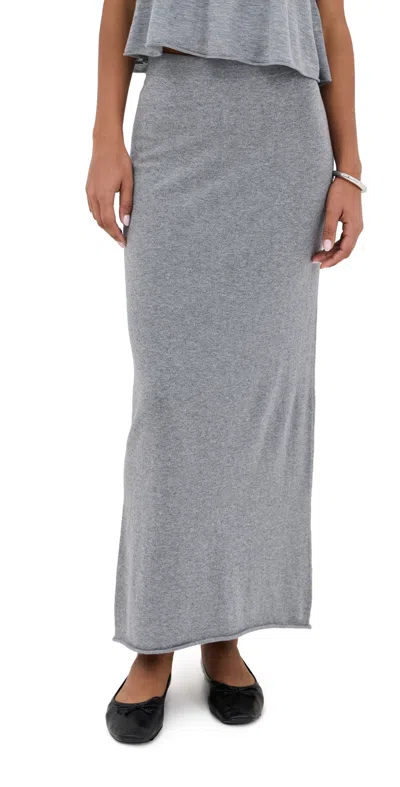 Lisa Yang Charlotta Skirt Deep Cloud