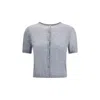 Lisa Yang Charlotte Cardigan In Gray