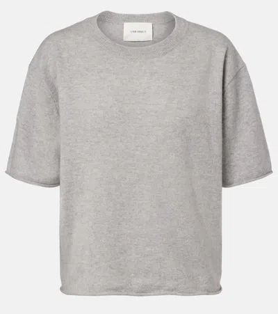 Lisa Yang Cila Cashmere Top In Gray