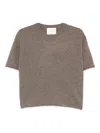 Lisa Yang Cila Crewneck T-shirt In Brown