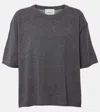 Lisa Yang Cila Knitted Cashmere T-shirt In Grey