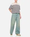 Lisa Yang Cila Striped Cashmere T-shirt In White