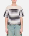 Lisa Yang Cila Striped Cashmere T-shirt In White