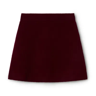 Lisa Yang Clare Skirt In Deep Plum