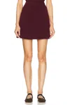 Lisa Yang Clare Skirt In Deep Plum