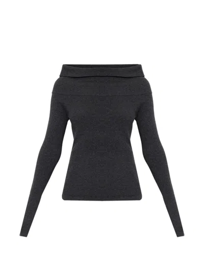 Lisa Yang Claudina Long-sleeve Top In Black