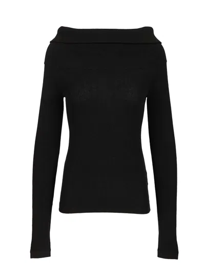 Lisa Yang Claudina Top Tops Black In Multi