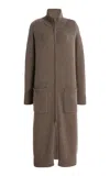 Lisa Yang Cloverie Cashmere Cardigan Coat In Brown