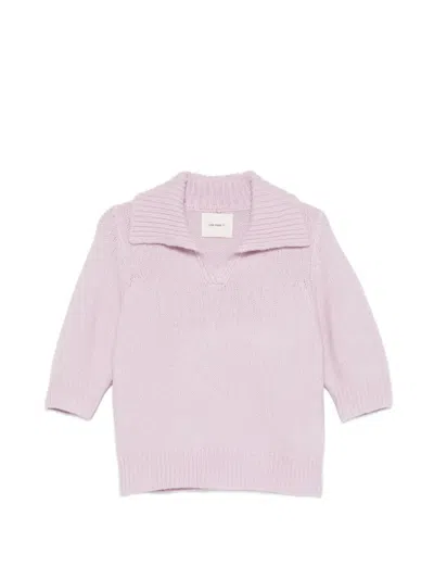 Lisa Yang Collared Sweater In Pink
