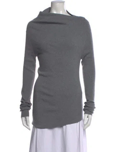 Pre-owned Lisa Yang Cowl Neck Sweater W/ Tags In Grey
