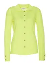 Lisa Yang Aria Ribbed-knit Cashmere Cardigan In Yellow