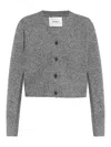 Lisa Yang V-neck Cashmere Cardigan In Grey