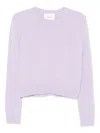 Lisa Yang Crew-neck Cashmere Jumper In Purple